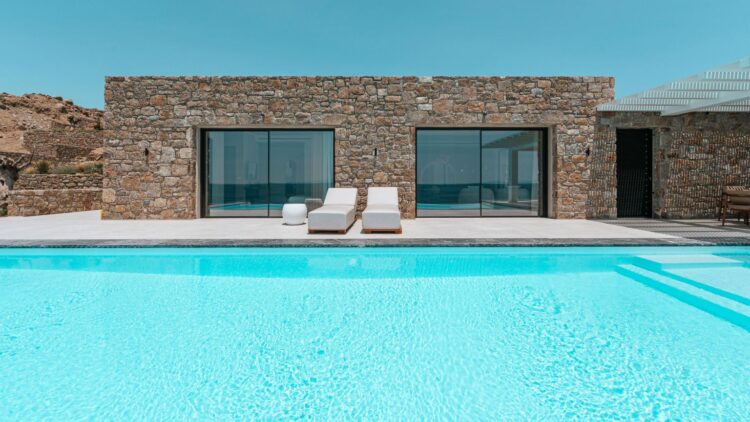 Poseidon Little Sea Villa Luxus Ferienvilla Mykonos Am Meer Mieten Pool
