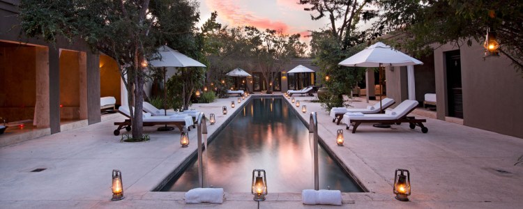 Luxusurlaub Südafrika - Royal Malewane - Spa Pool