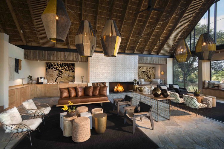Lion Sands River Lodge - Guest Lounge Area