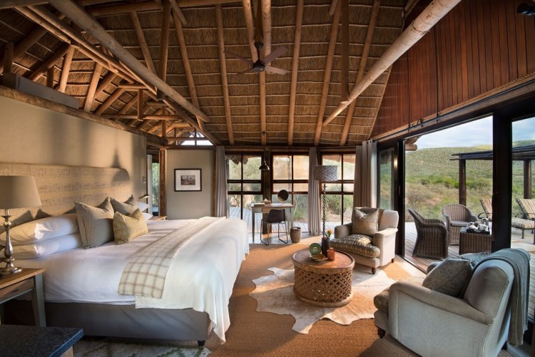 South Africa Kwandwe Private Game Reserve Great Fish River Lodge 6. Kwandwe Great Fish River Lodge Suite With A View