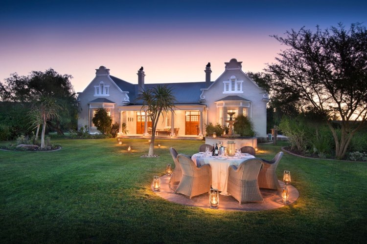 South Africa Kwandwe Private Game Reserve Uplands Homestead Kwandwe Uplands Homestead Dining Under The Stars