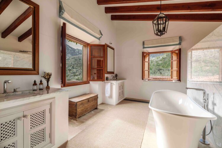 Sa Terra Rotja Luxus Finca Mallorca Mieten Bad