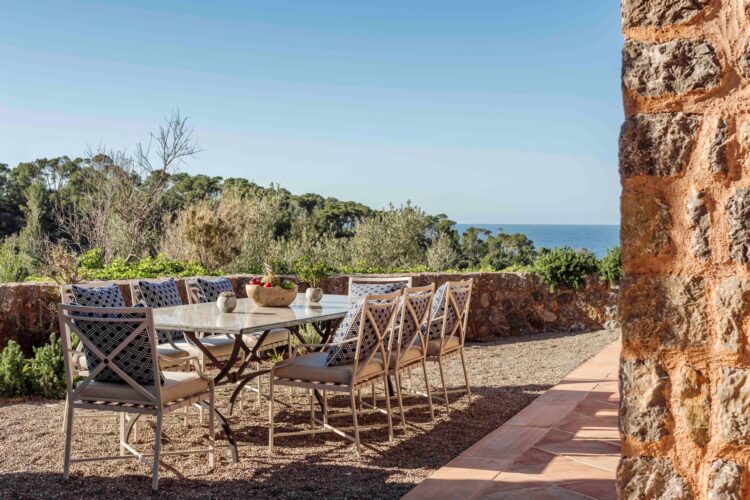 Sa Terra Rotja Luxus Finca Mallorca Mieten Esstisch