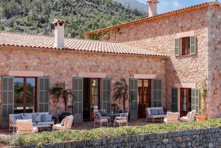 Sa Terra Rotja Luxus Finca Mallorca Mieten Fassade