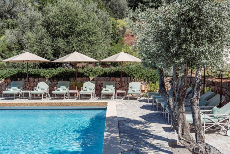 Sa Terra Rotja Luxus Finca Mallorca Mieten Pool Area