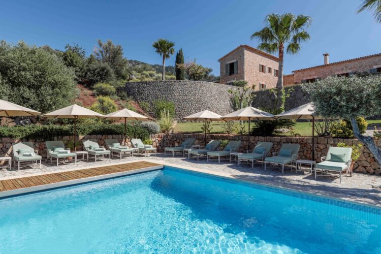 Sa Terra Rotja Luxus Finca Mallorca Mieten Poolbereich