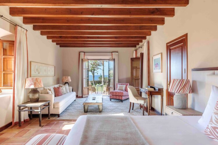 Sa Terra Rotja Luxus Finca Mallorca Mieten Schlafzimmer