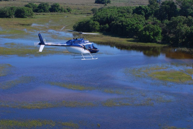 Africa; Botswana; Sanctuary Stanley's Camp; Scenic Helicopter Flight
