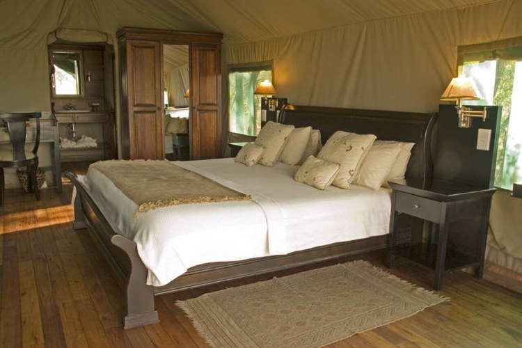 Africa; Botswana; Okavango Delta; Sanctuary Stanley's Camp; Tent Interior