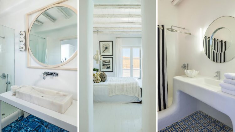 Schlafensummer House Mykonos Luxus Ferienhaus Mit Pool Mieten Bad Ensuite
