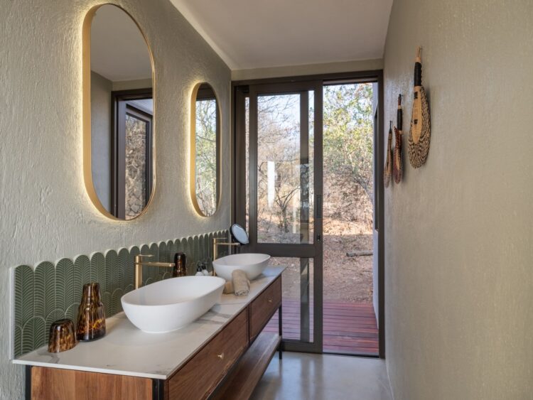 Scops Rest Bush Villa Luxus Lodge Südafrika Mieten Bad