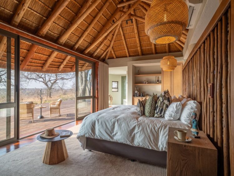 Scops Rest Bush Villa Luxus Lodge Südafrika Mieten Bett