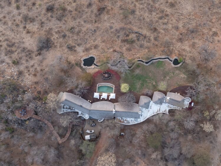 Scops Rest Bush Villa Luxus Lodge Südafrika Mieten Drohne