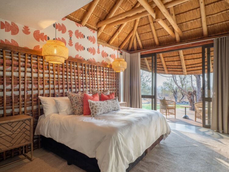 Scops Rest Bush Villa Luxus Lodge Südafrika Mieten Schlafbereich