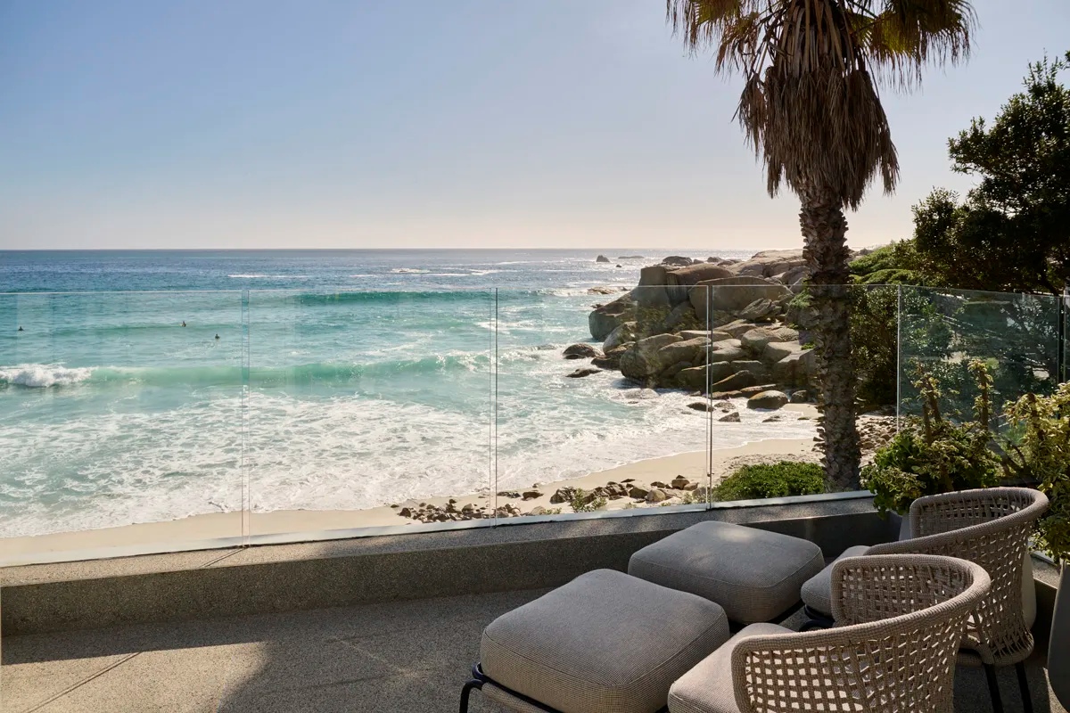 Sea Breeze Villa Luxus Ferienvilla Kapstadt Am Meer Mieten Terrasse