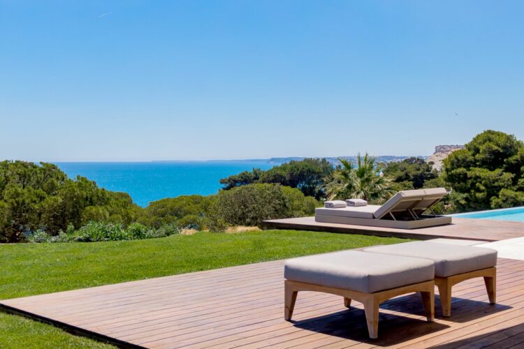 Sea Light Villa One Luxus Ferienvilla Algarve Portugal Terrasse Mit Meerblick
