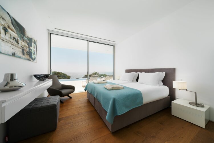 Sea Light Villa One Luxus Villa Algarve Portugal Schlafzimmer Mit Meerblick