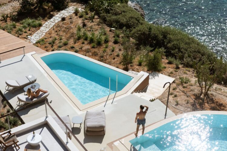 Seafront Dream Luxus Ferienhaus Kreta Am Meer Mieten Pools