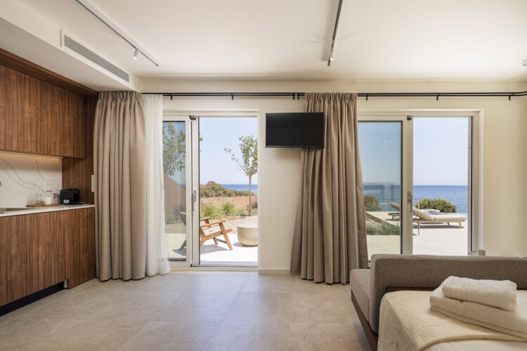 Seafront Dream Luxus Ferienhaus Kreta Am Meer Mieten Studio