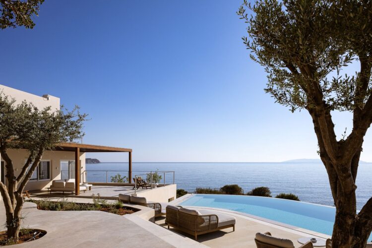 Seafront Dream Luxus Ferienvilla Kreta Am Meer Mieten Meerblick