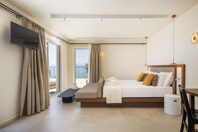 Seafront Dream Luxus Ferienvilla Kreta Am Meer Mieten Schlafen
