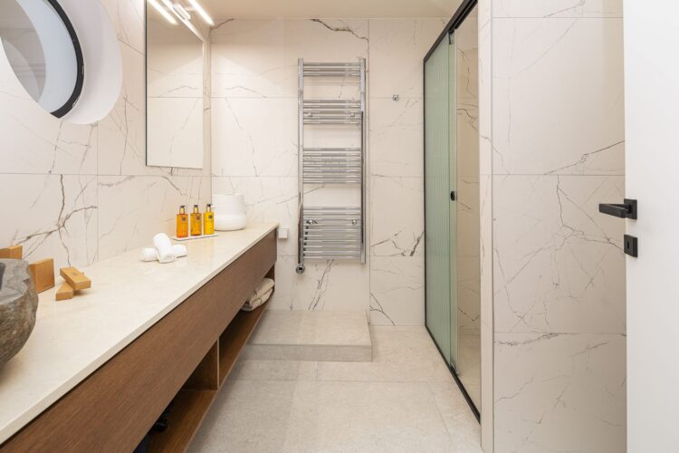 Seafront Dream Villa Luxus Ferienhaus Kreta Mieten Bad