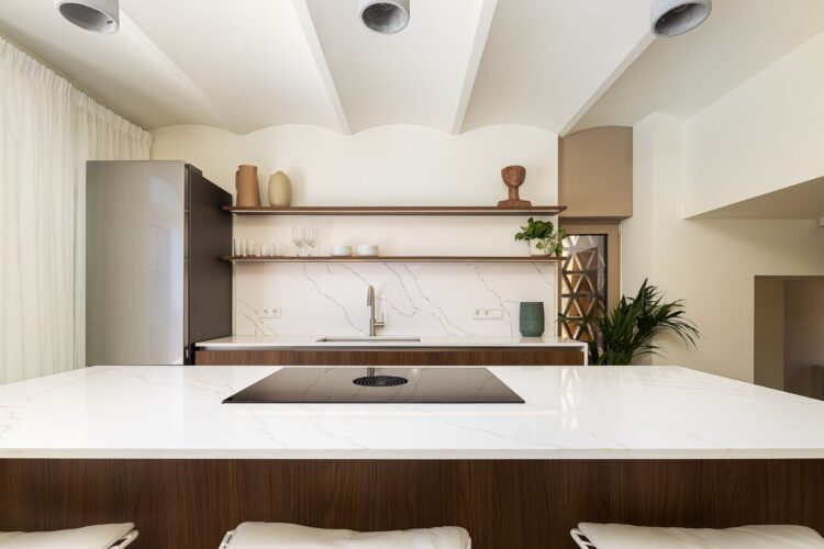 Seafront Dream Villa Luxus Ferienhaus Kreta Mieten Küche