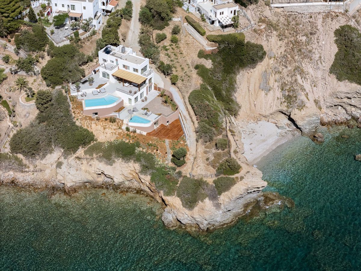 Seafront Dream Villa Luxus Ferienhaus Kreta Mieten Lage
