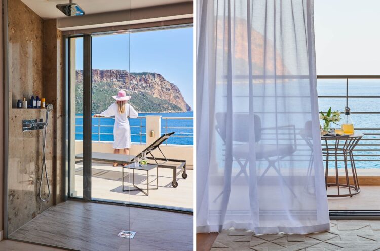 Seafront Villa Cassis Balkon