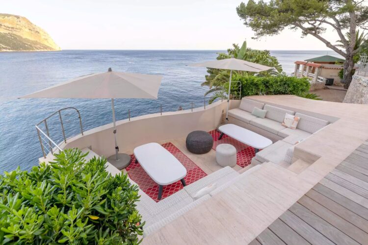 Seafront Villa Cassis Luxus Ferienhaus Lounge