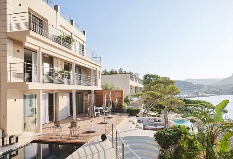 Seafront Villa Cassis Luxus Ferienhaus Südfrankreich Mieten Außenansicht