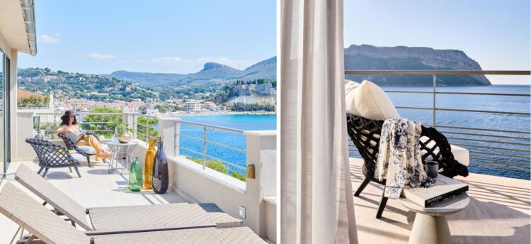 Seafront Villa Cassis Südfrankreich Terrasse