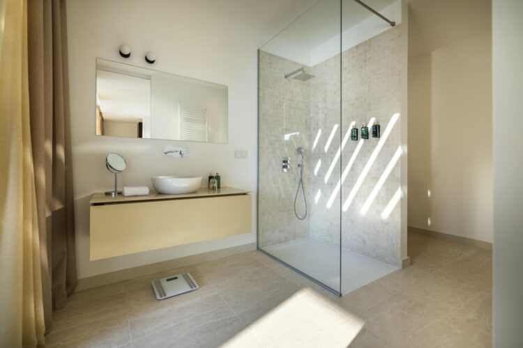 Seafront Villa Tijelo Luxus Fderienhaus Istrien Kroatien Mieten Badezimmer