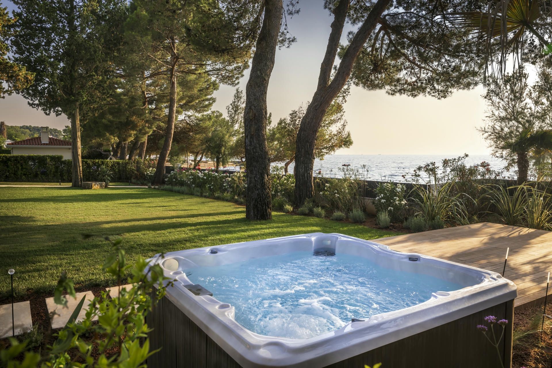 Seafront Villa Tijelo Luxus Fderienhaus Istrien Kroatien Mieten Jacuzzi