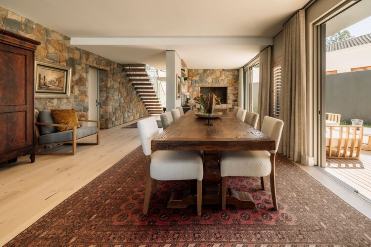 Seascape Villa Luxus Ferienhaus Kapstadt Mieten Esstisch