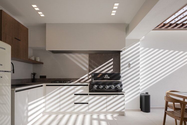 Seaside Villa Missiria Luxus Ferienhaus Kreta Mieten Außenküche