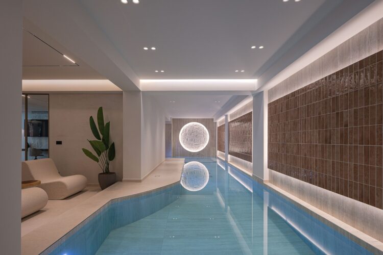 Seaside Villa Missiria Luxus Ferienhaus Kreta Mieten Indoor Pool