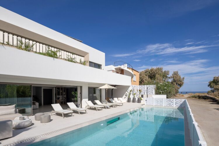 Seaside Villa Missiria Luxus Ferienhaus Kreta Mieten Strandnähe