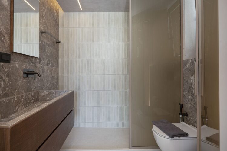 Seaside Villa Missiria Luxus Ferienhaus Kreta Mieten Wc