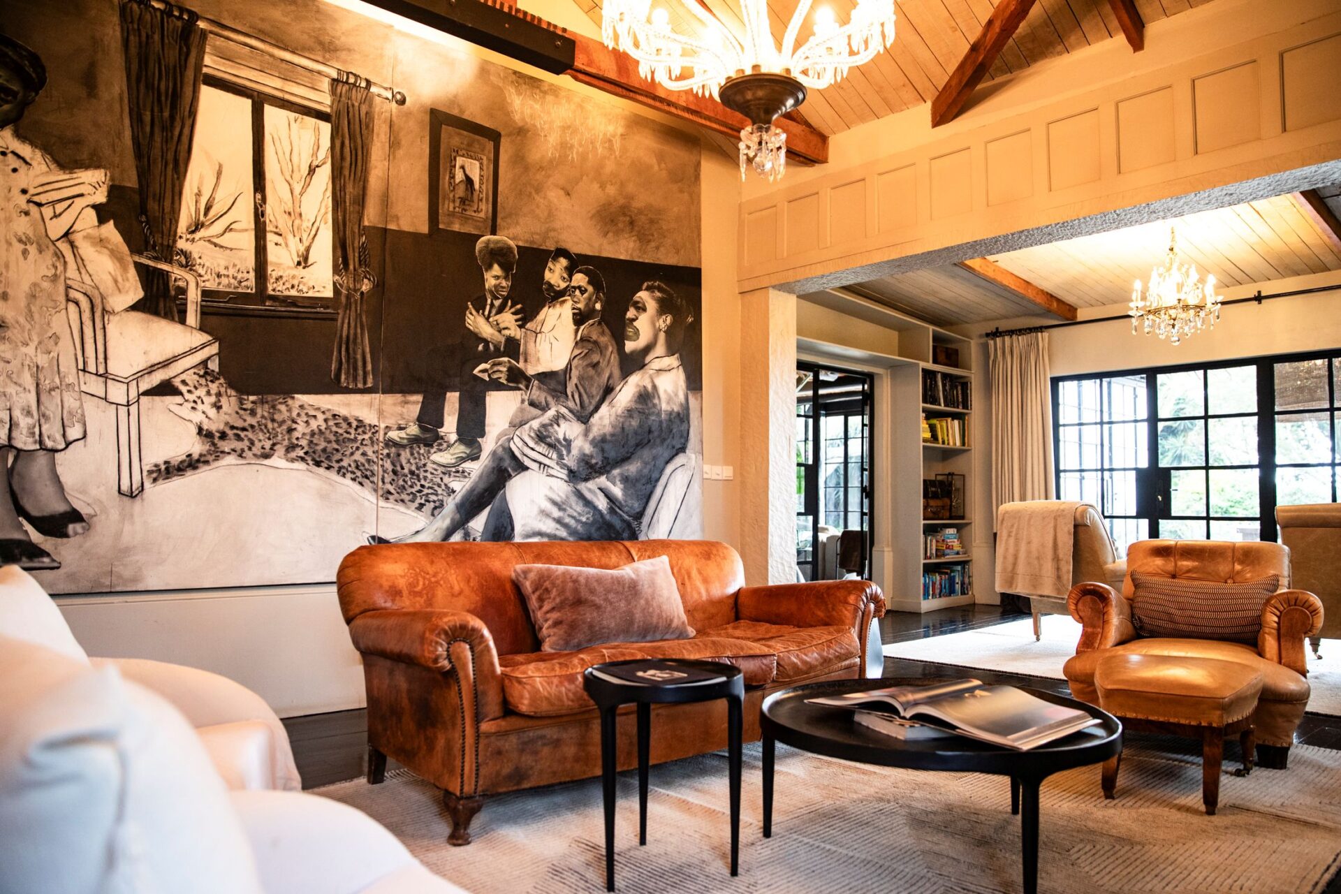 Segera Farmhouse Safari Lodge Kenia Mieten Wohnzimmer