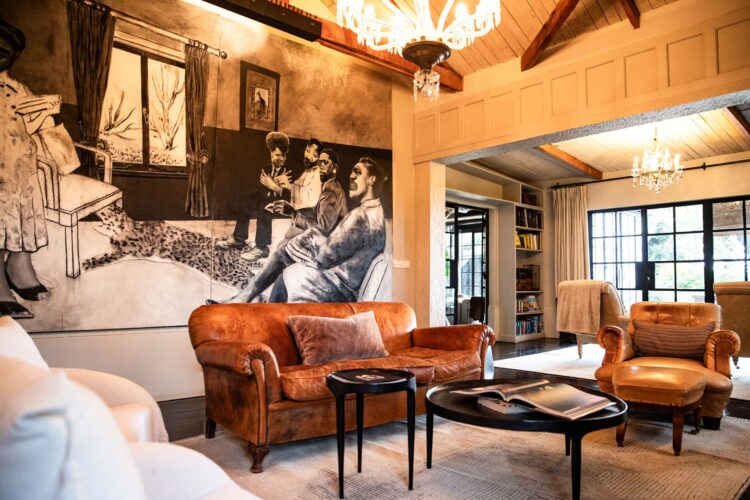 Segera Farmhouse Safari Lodge Kenia Mieten Wohnzimmer