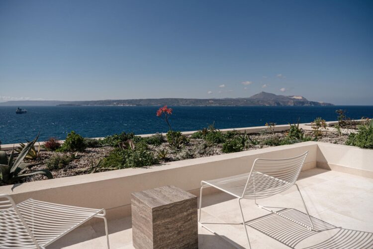 Silent Sea Villa Luxus Ferienhaus Kreta Am Meer Mieten Ausblick