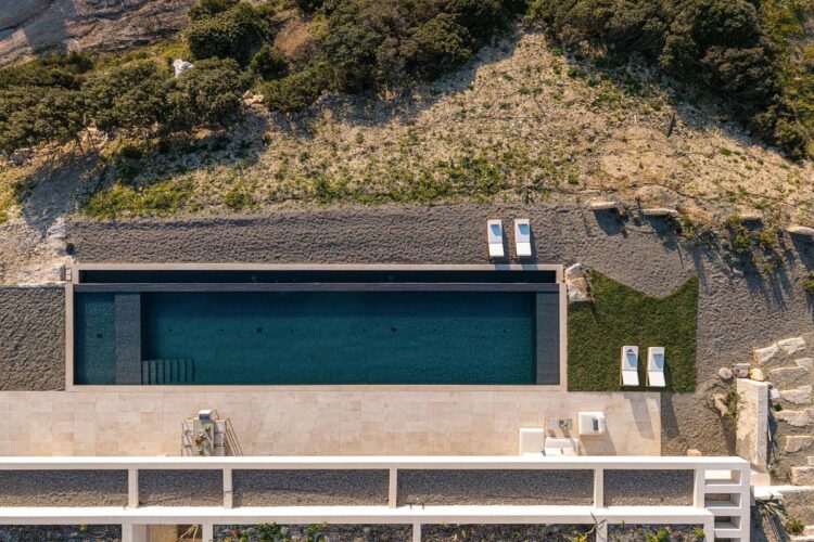 Silent Sea Villa Luxus Ferienhaus Kreta Am Meer Mieten Drohne