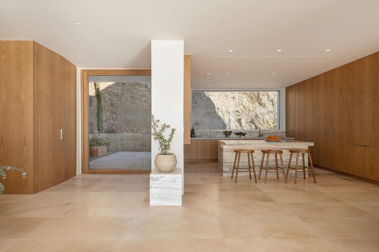 Silent Sea Villa Luxus Ferienhaus Kreta Am Meer Mieten Küche