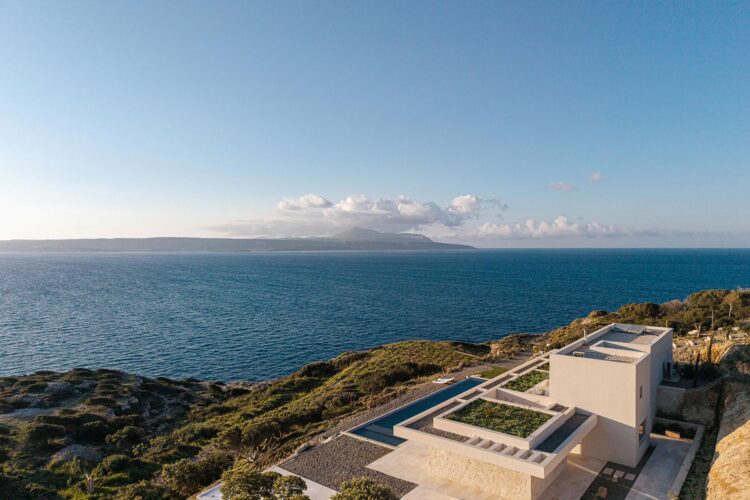 Silent Sea Villa Luxus Ferienhaus Kreta Am Meer Mieten Lage