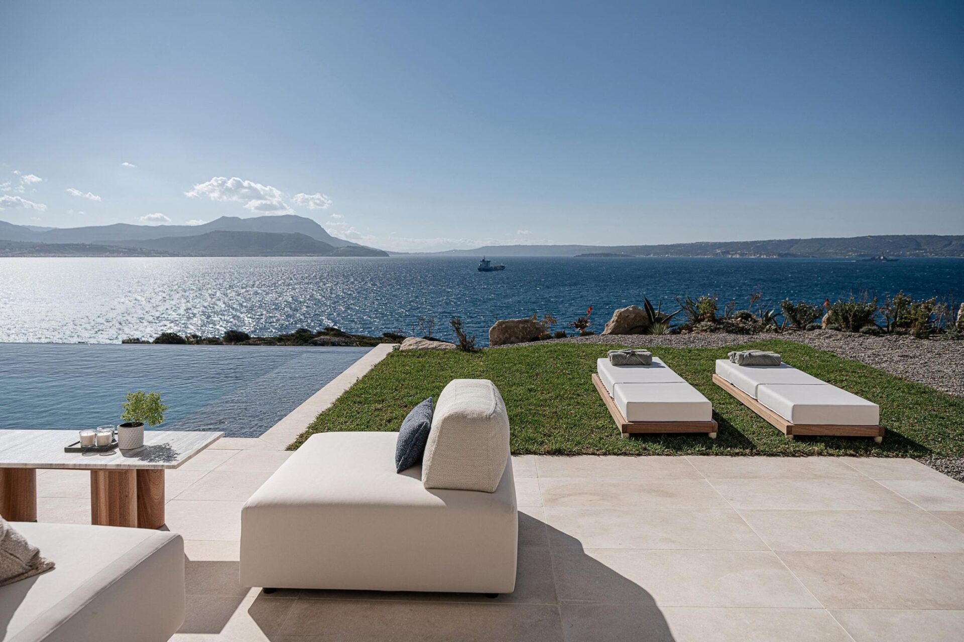 Silent Sea Villa Luxus Ferienhaus Kreta Am Meer Mieten Meerblick