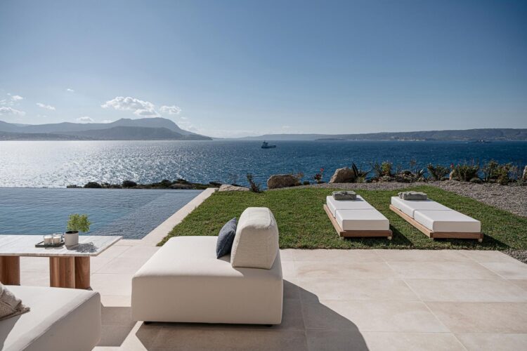 Silent Sea Villa Luxus Ferienhaus Kreta Am Meer Mieten Meerblick