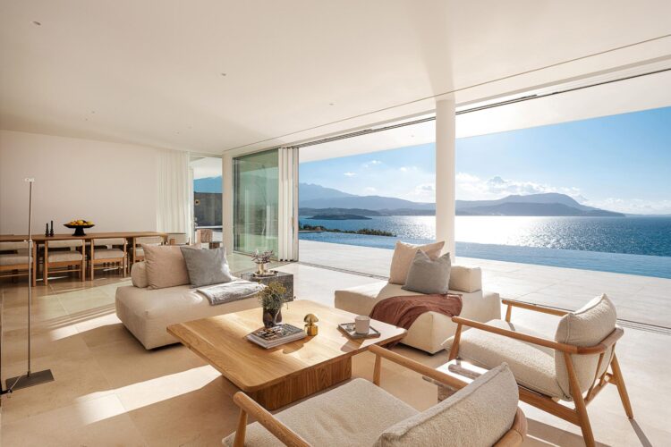Silent Sea Villa Luxus Ferienhaus Kreta Am Meer Mieten Wohnen