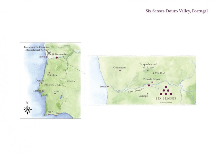 Six Senses Duoro Valley Karte