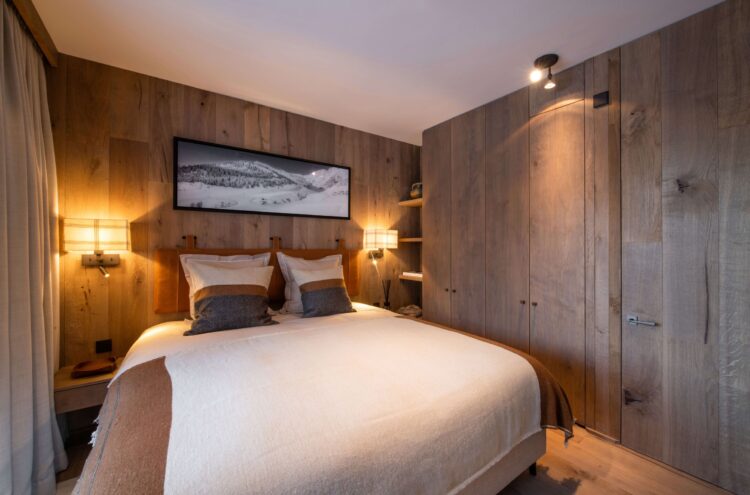 Ski In & Out Chaletapartments Princess Two Luxus Chalet Österreich Schlafzimmer
